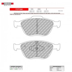 FERODO RACING- Pastiglie freno FCP1568H