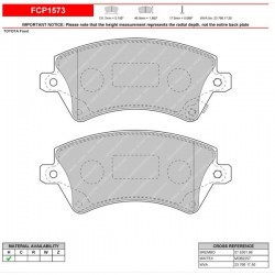 FERODO RACING- Pastiglie freno FCP1573H