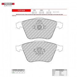 FERODO RACING- Pastiglie freno FCP1629H