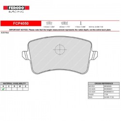 FERODO RACING- Pastiglie freno FCP4050H