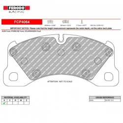 FERODO RACING- Pastiglie freno FCP4064H