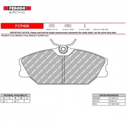 FERODO RACING Brake pads FCP406H