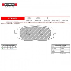 FERODO RACING- Pastiglie freno FCP4187H