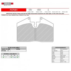 FERODO RACING Brake pads FCP451H