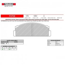 FERODO RACING- Pastiglie freno FCP29H