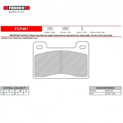 FERODO RACING- Pastiglie freno FCP461R