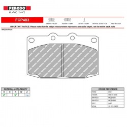 FERODO RACING- Brake pads FCP483R