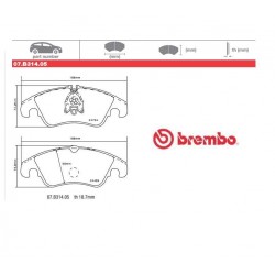 BREMBO - Brake pads 07.B314.05