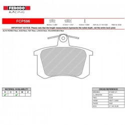 FERODO RACING- Brake pads FCP596H