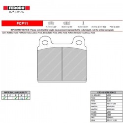 FCP11Z FERODO RACING Brake pads