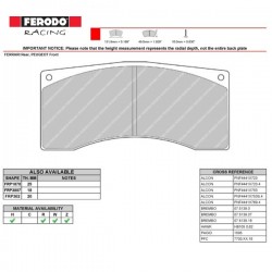 FERODO RACING-Pastiglie freno FRP1077H