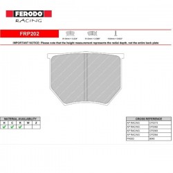 FERODO RACING Pastiglie freno FRP202H
