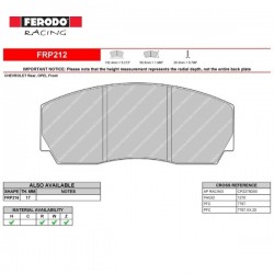 FERODO RACING Pastiglie freno FRP212W