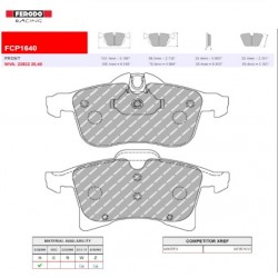 FERODO RACING- Pastiglie freno FCP1640H