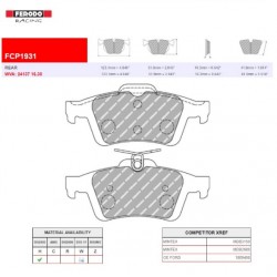 FERODO RACING- Brake pads FCP1931H