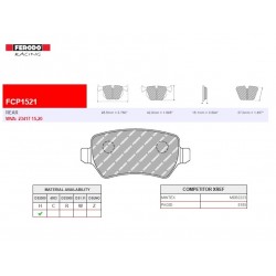 FERODO RACING- Pastiglie freno FCP1521H