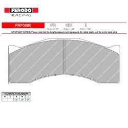 FERODO RACING-Pastiglie freno FRP3080Z