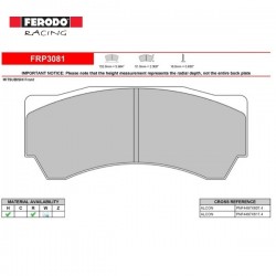 FERODO RACING-Pastiglie freno FRP3081H