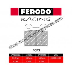 FERODO RACING- Pastiglie freno FCP3H