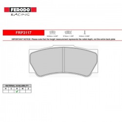 FERODO RACING-Pastiglie freno FRP3117R