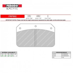FERODO RACING-Pastiglie freno FRP502H