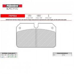 FERODO RACING-Pastiglie freno FRP504R