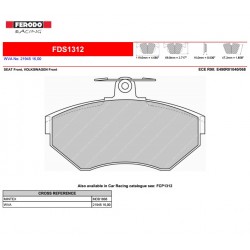 FERODO DS PERFORMANCE-Pastiglie freno FDS1312