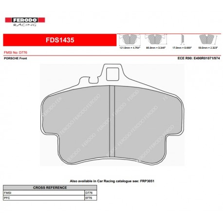 FERODO DS PERFORMANCE-Pastiglie freno FDS1435