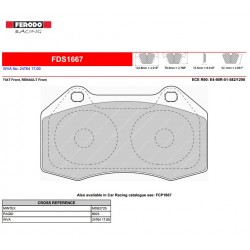 FERODO DS PERFORMANCE-Brake pads FDS1667