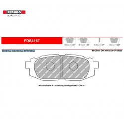 FERODO DS PERFORMANCE-Pastiglie freno FDS4187